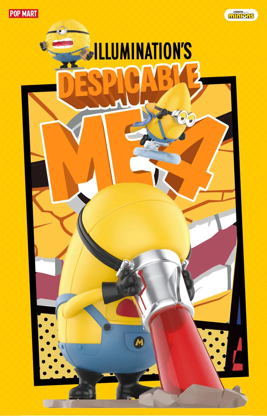 POP MART]Universal Despicable Me 4 Series Figures