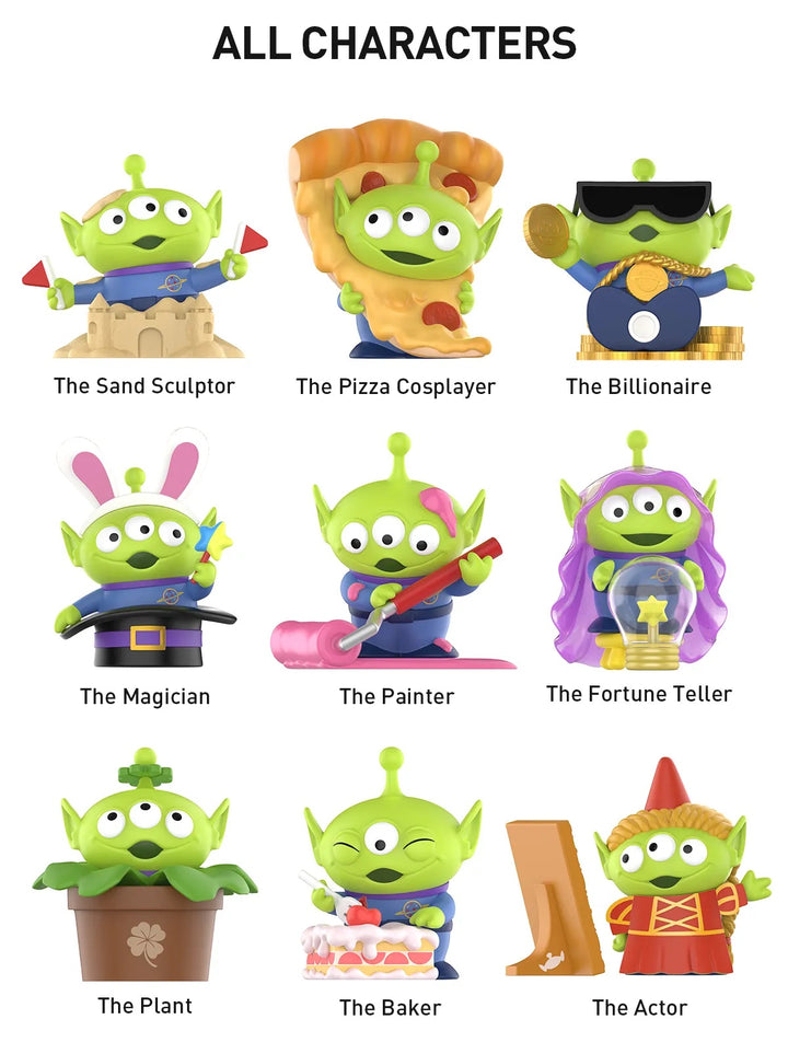 Disney Pixar.alien.matrix.STARWARS. 93枚 POP MART] Disney/Pixar Alien-Immersive Experience Series Figures