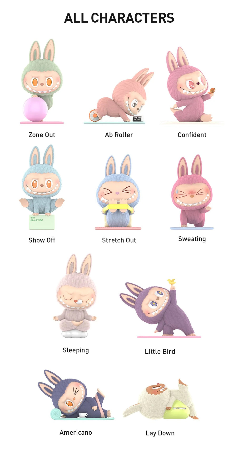 POP MART]THE MONSTERS - Have a Seat Vinyl Plush Blind Box