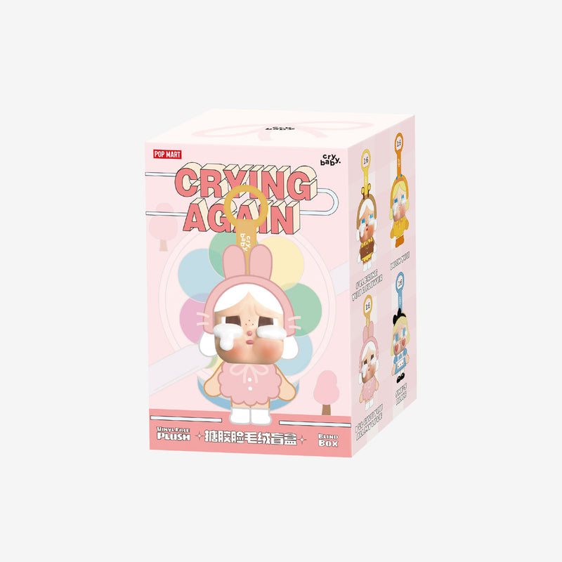 [POP MART]CRYBABY Crying Again Series-Vinyl Face Plush Blind Box