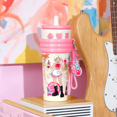 [POP MART]Peach Riot Rush Hour Series-Straw Cup