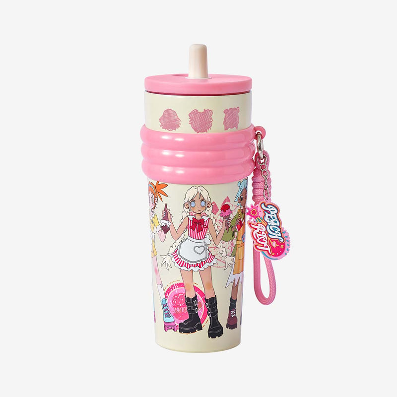 [POP MART]Peach Riot Rush Hour Series-Straw Cup
