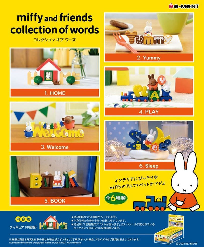 [Re-Ment] Miffy and Friends Collection of Words