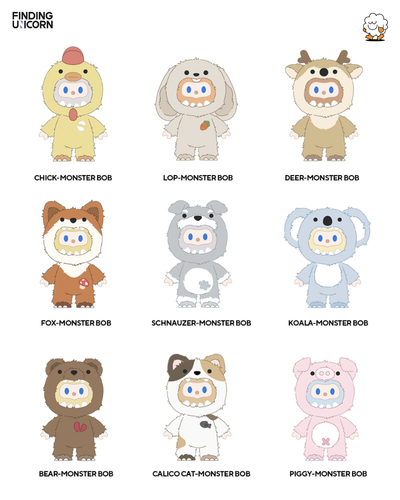 F.UN Farmer Bob ANI-Monster Plush Blind Box

Finding Unicorn Farmer Bob ANI-Monster Series

Farmer Bob Collectible Plush Toy

F.UN ANI-Monster Plush Blind Box Vancouver Token Studio
