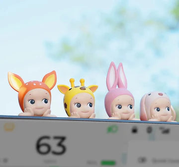 Sonny Angel Hippers + 1 Random Blind Box + Display Box/Holder Stands