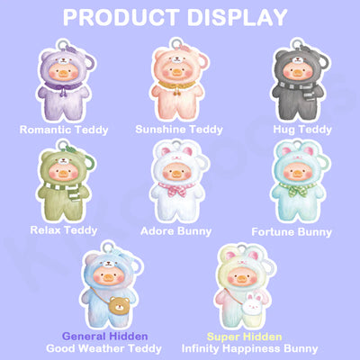 [TOYZERO]LuLu The Piggy-Good time series vinyl face plush pendant blind box