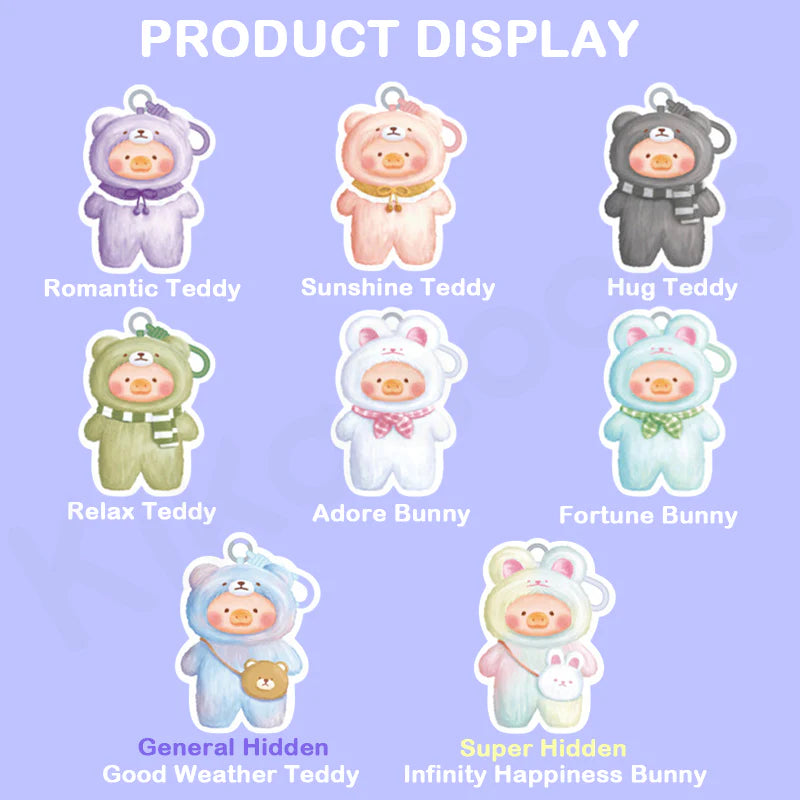 [TOYZERO]LuLu The Piggy-Good time series vinyl face plush pendant blind box