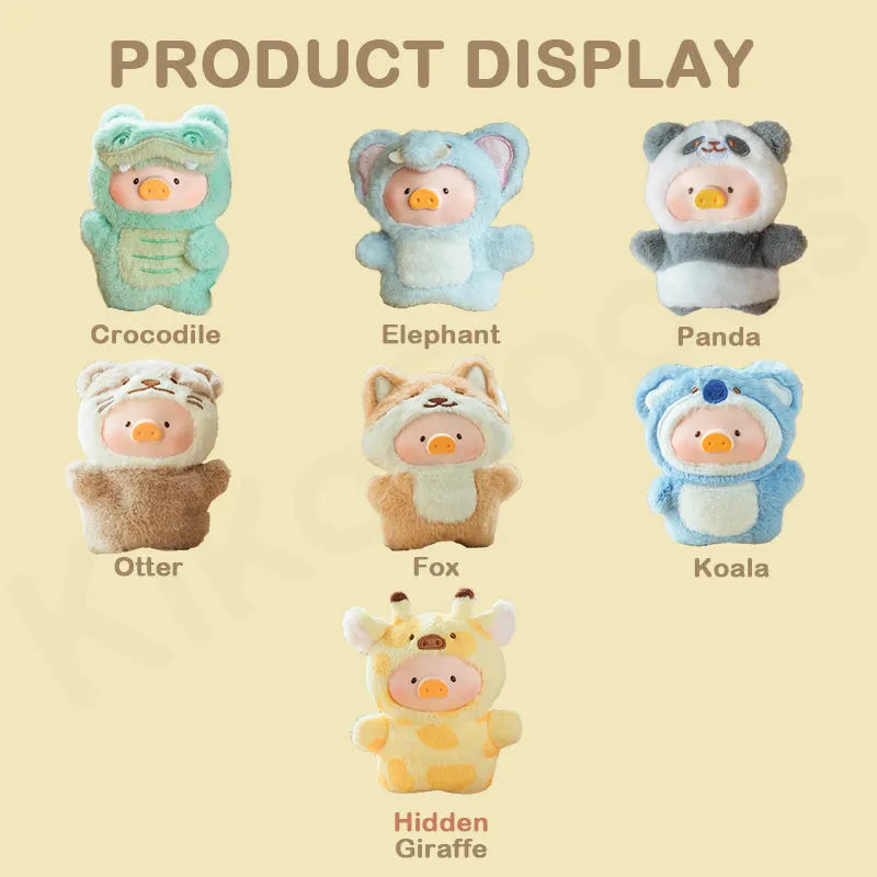 [TOYZERO]LuLu The Piggy Animal Party Forest Theater Vinyl Face Finger Puppet Pendant Blind box
