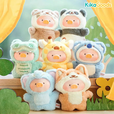 [TOYZERO]LuLu The Piggy Animal Party Forest Theater Vinyl Face Finger Puppet Pendant Blind box