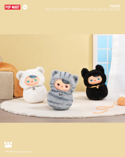 [POPMART] PUCKY Roly-Poly Kitty Series-Vinyl Plush Blind Box