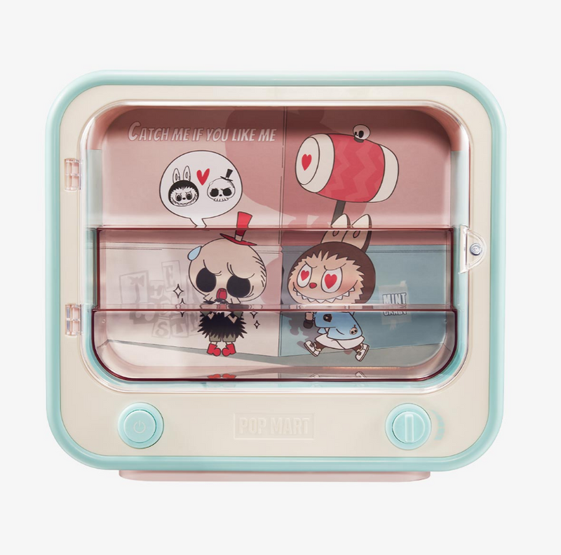 [POP MART] THE MONSTERS Catch Me If You Like Me Series-TV Set Luminous Display Container