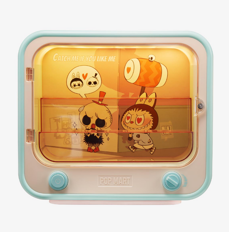 [POP MART] THE MONSTERS Catch Me If You Like Me Series-TV Set Luminous Display Container