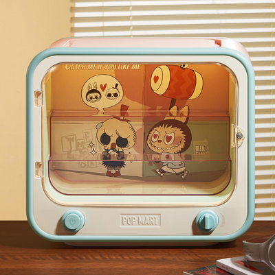 [POP MART] THE MONSTERS Catch Me If You Like Me Series-TV Set Luminous Display Container