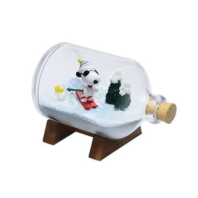 [Re-Ment] SNOOPY & WOODSTOCK Terrarium On Vacation
