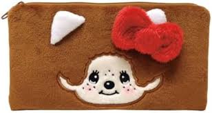 Monchhichi x Hello Kitty Girl Plush Pouch Case