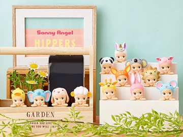Sonny Angel Hippers + 1 Random Blind Box + Display Box/Holder Stands