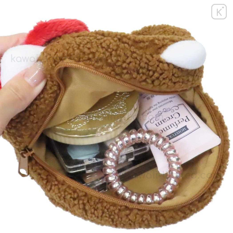 Monchhichi × Sanrio Mascot Cosmetic Pouch - Hello Kitty