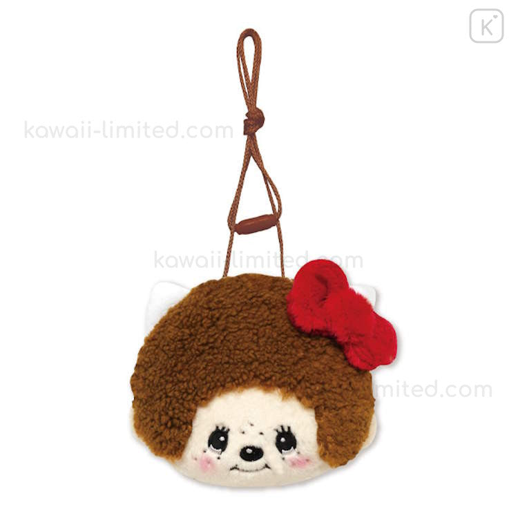 Monchhichi × Sanrio Mascot Neck Pouch - Hello Kitty