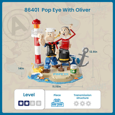 【Pantasy】Popeye the Sailor-Popeye with Oliver Set