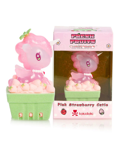[TOKIDOKI]Fresh Fruits Unicorno (Special Edition)- Pink Strawberry Cutie