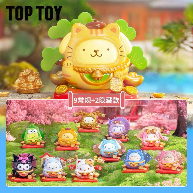 [TOP TOY] Sanrio Family Lucky Cat Tumbler Series Blind Box