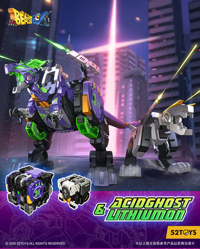 [52TOYS] BEASTBOX BB-02LM Acidghost & Lithiumon Set