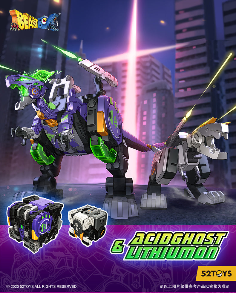 [52TOYS] BEASTBOX BB-02LM Acidghost & Lithiumon Set