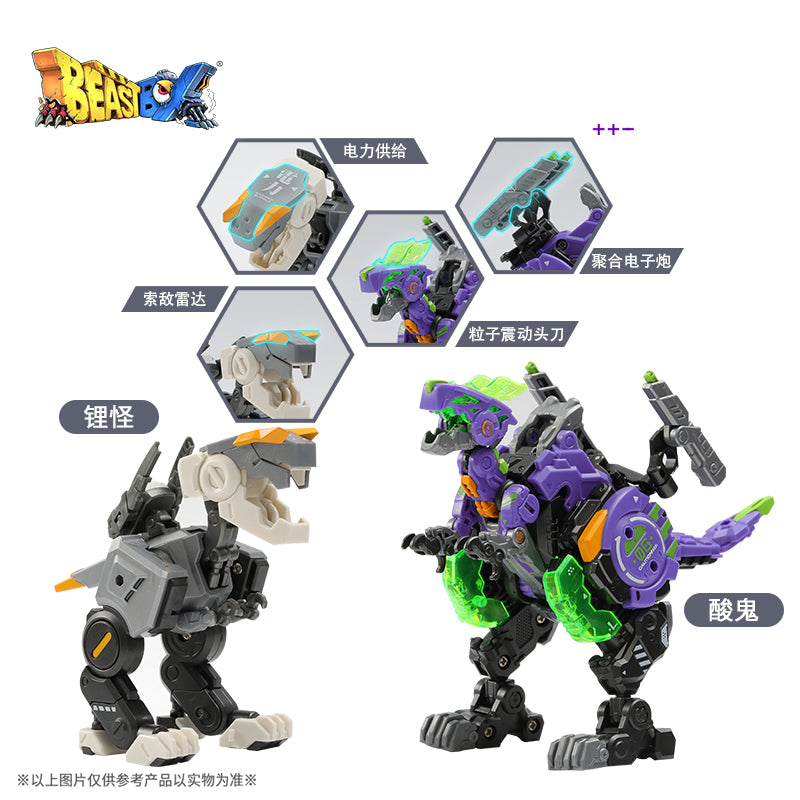 [52TOYS] BEASTBOX BB-02LM Acidghost & Lithiumon Set