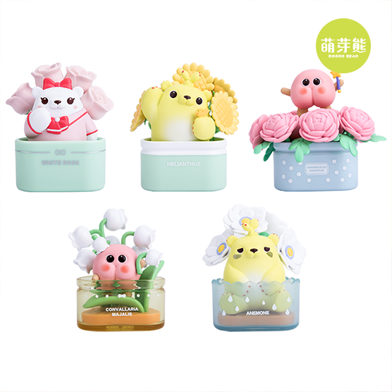 [DREAM CASTLE] Dooro Bear Flower Stories Series Blind Box