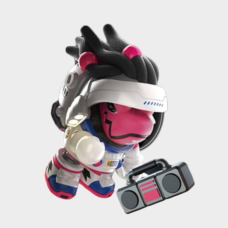 [Lam Toys X Mighty Jaxx]  WAZZUP Chameleon Aerospace Series Blind Box