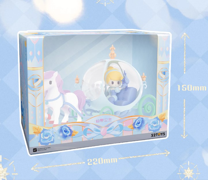 [52 TOYS] Disney Princess D-Baby Series ：Cinderella Dream Cart Figure