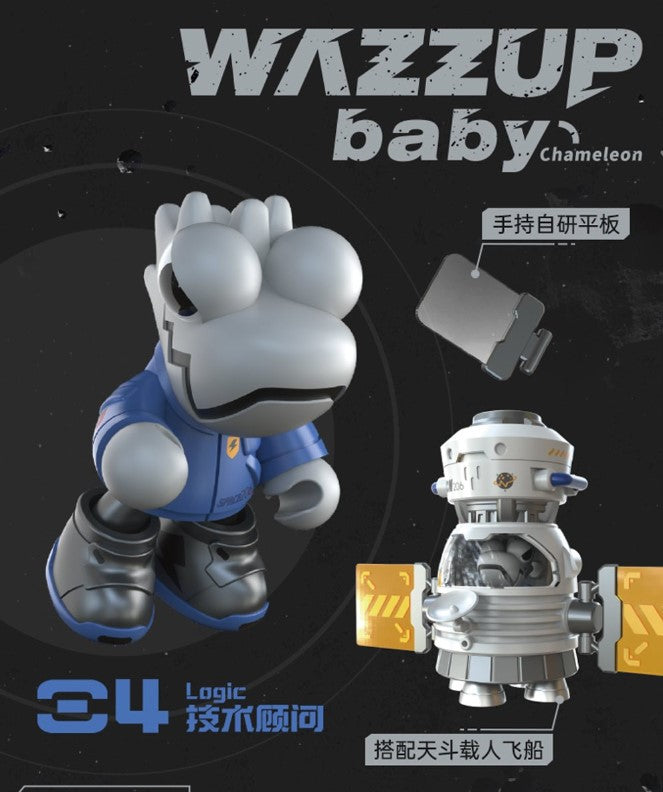 [Lam Toys] WAZZUPbaby Creation Space 206 Chameleon Blind Box Series
