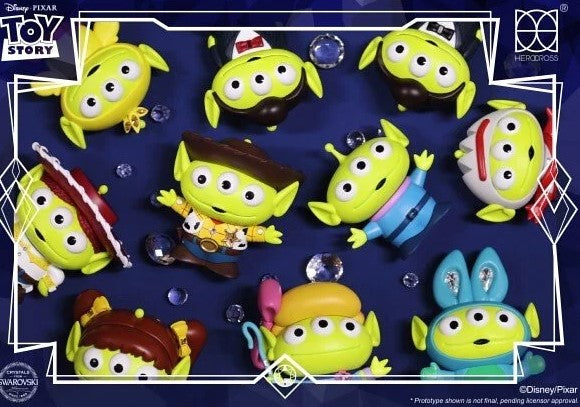 [HEROCROSS] Swarovski Three Eyed Alien Series Blind Box