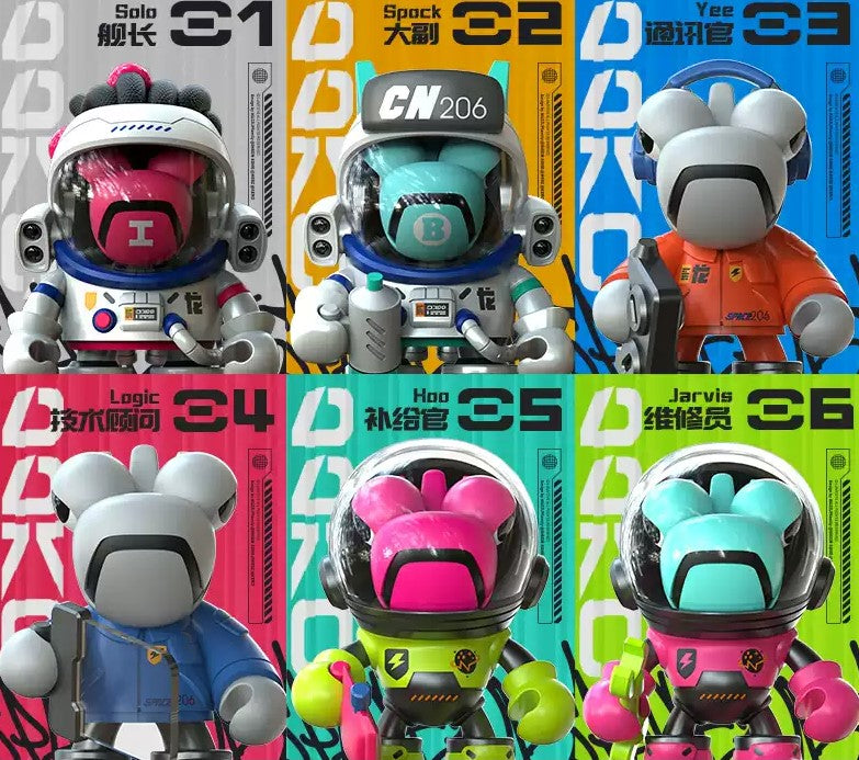 [Lam Toys X Mighty Jaxx]  WAZZUP Chameleon Aerospace Series Blind Box