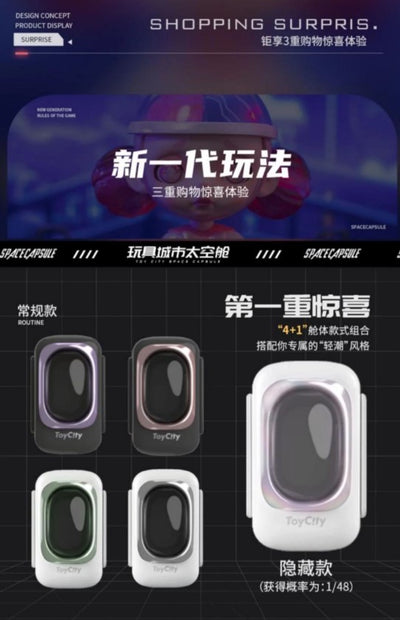 [TOYCITY] Laura Cyberpunk Space Capsule Series Blind Box