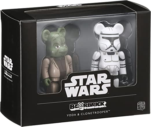[BE@RBRICK] Bearbrick Yoda & Clone Trooper 100% Set of 2