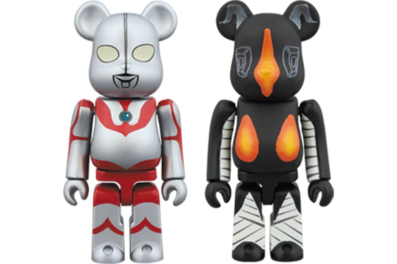 [BE@RBRICK] Bearbrick Ultraman & Zetton 100% Set of 2