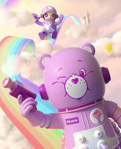 MEGA COLLECTION SPACE MOLLY CARE BEAR 400% + 100%