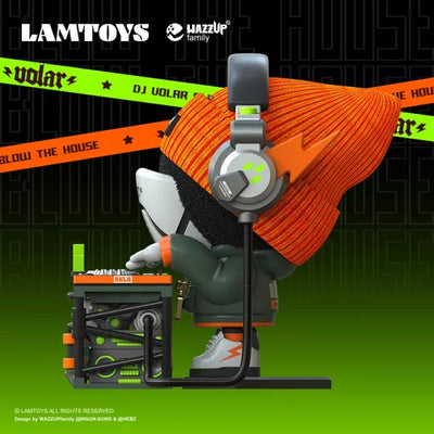 [LAMTOYS] WAZZUPbaby Chameleon Limited Edition DJ VOLAR Art Toy Figure