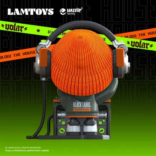 [LAMTOYS] WAZZUPbaby Chameleon Limited Edition DJ VOLAR Art Toy Figure