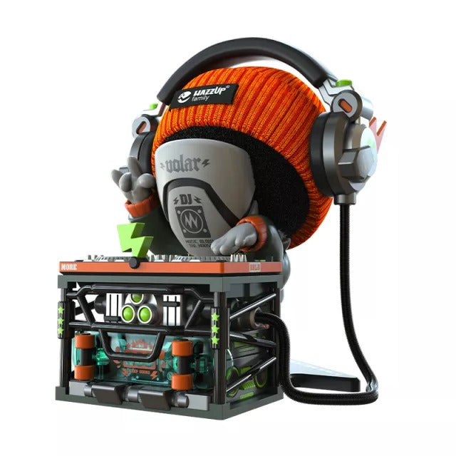 [LAMTOYS] WAZZUPbaby Chameleon Limited Edition DJ VOLAR Art Toy Figure