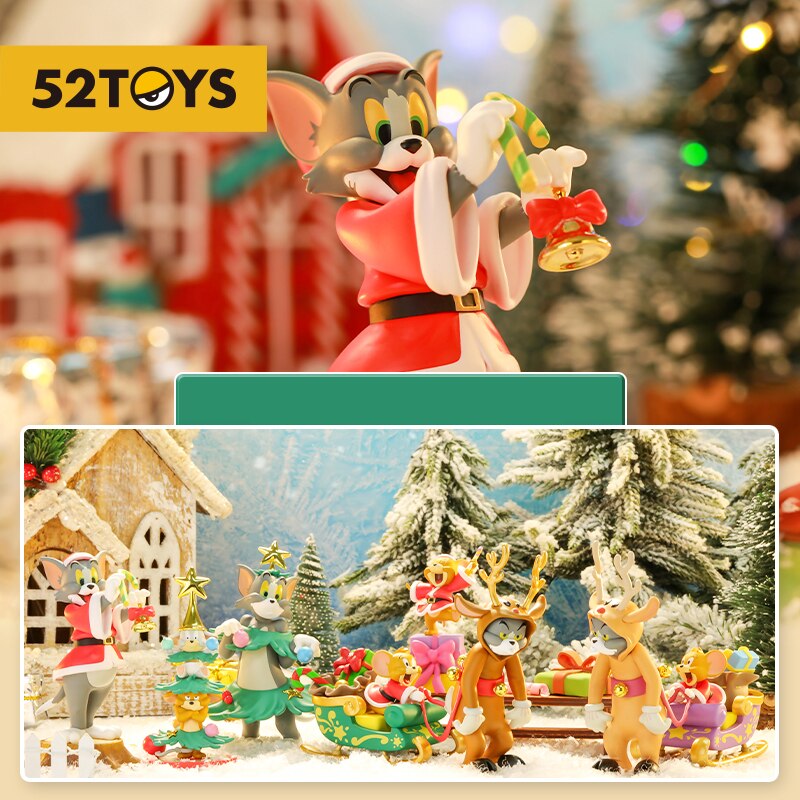 [52 TOYS] TOM and JERRY Joyful Christmas Series Blind Box