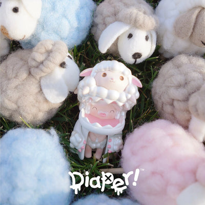 [LITOR'S WORK] Umasou! Diaper Sheep Art Toy Figure