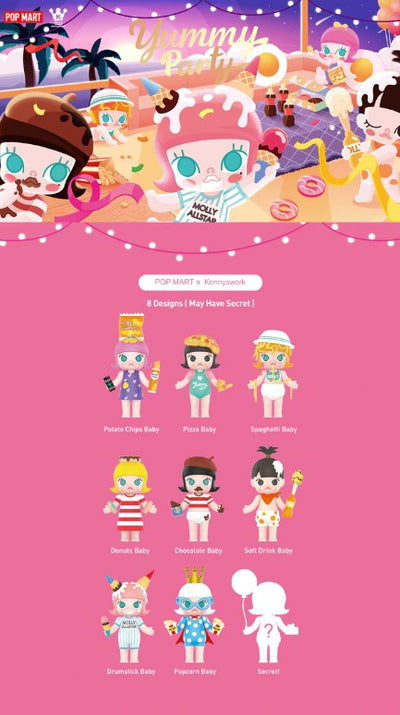 [POP MART] Kennyswork Molly Yummy Party Series Blind Box