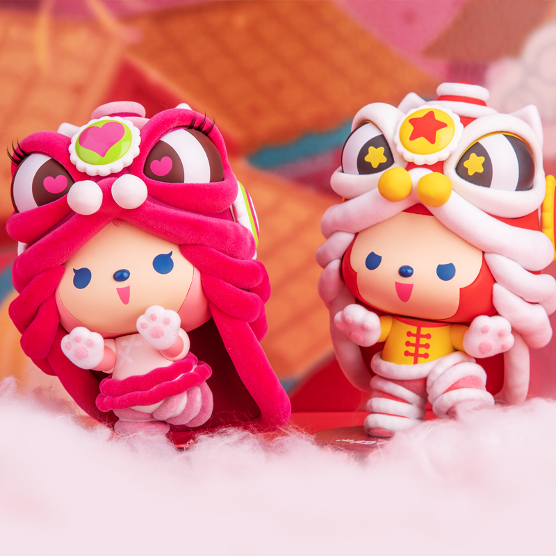 [DREAM CASTLE] Ali the Fox Traditional Chinese Lion Dance Figure