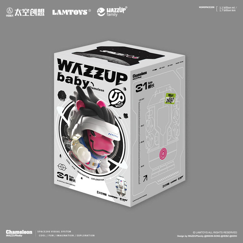 [Lam Toys X Mighty Jaxx]  WAZZUP Chameleon Aerospace Series Blind Box