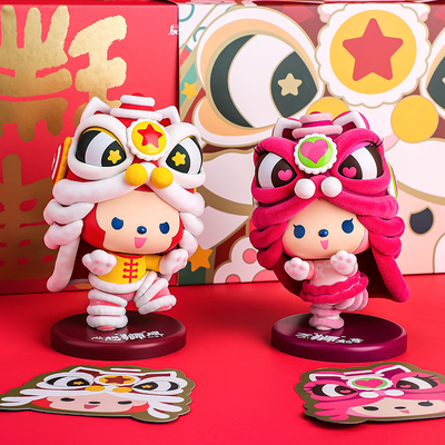 [DREAM CASTLE] Ali the Fox Traditional Chinese Lion Dance Figure