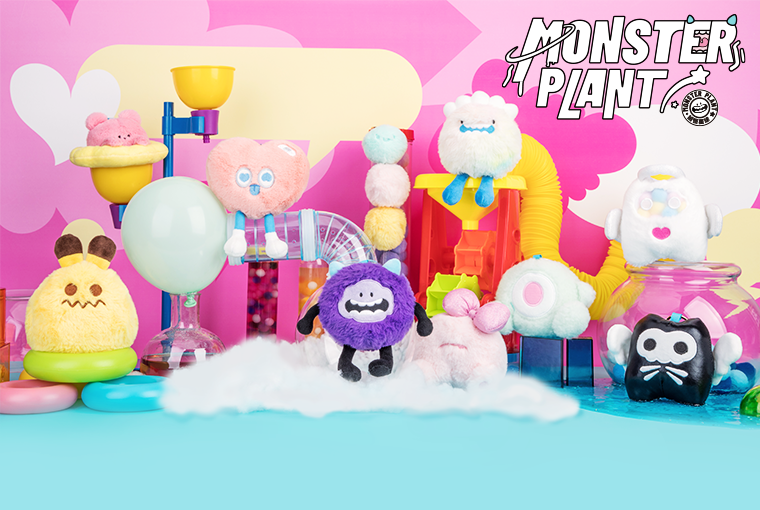 [DREAM CASTLE] Monster Planet Stuffed Toy Series Blind Box