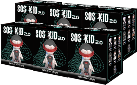 [FUNFORFUN] SOS KID Metaverse Utopia Series Blind Box