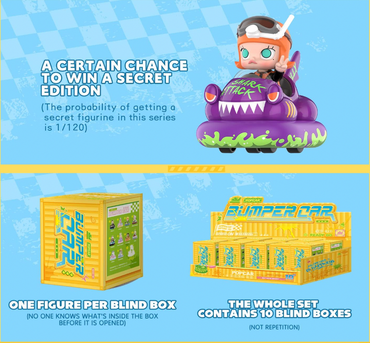 POP MART] POPCAR Bumper Car Series
